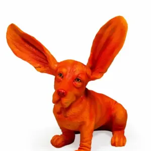 MG Orange Surprised Basset