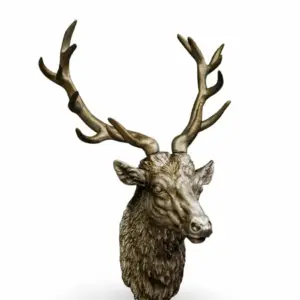 MG Stag Head - Silver