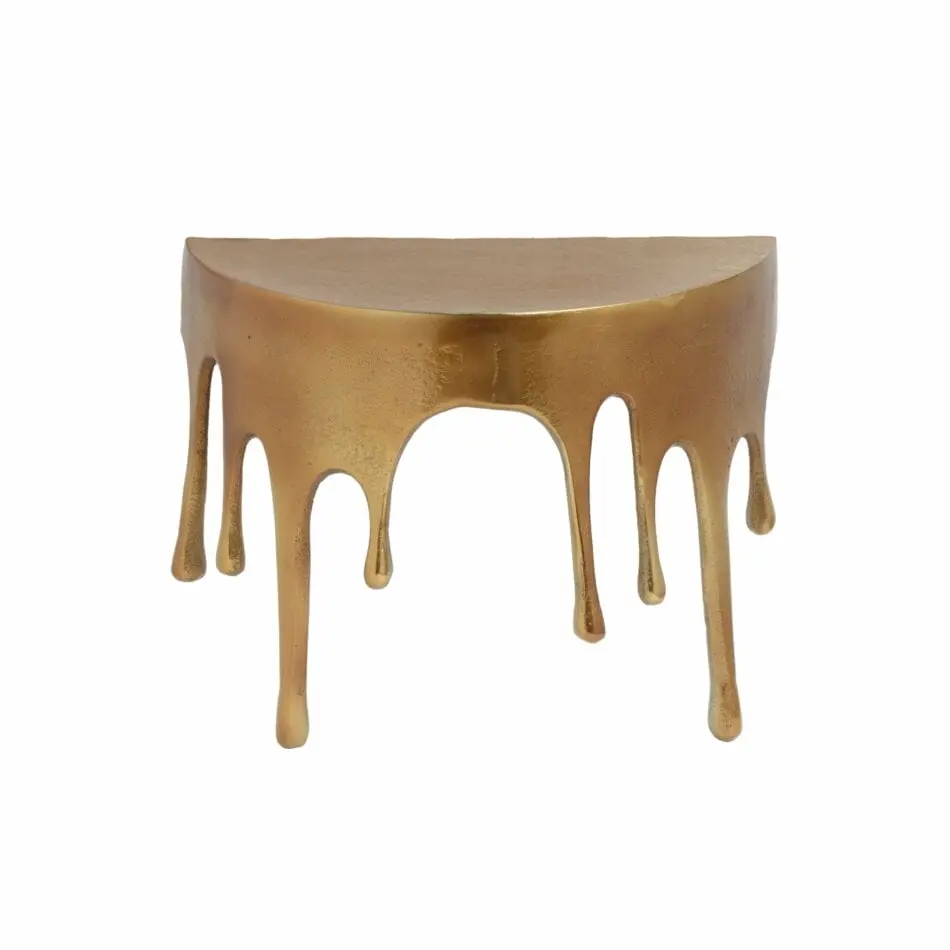 MG Gold "Dali" Drip Small Oval Aluminium Wall Shelf