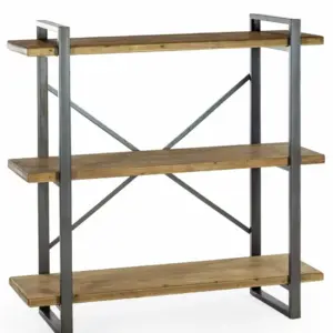 MG Metal and wood shelf unit