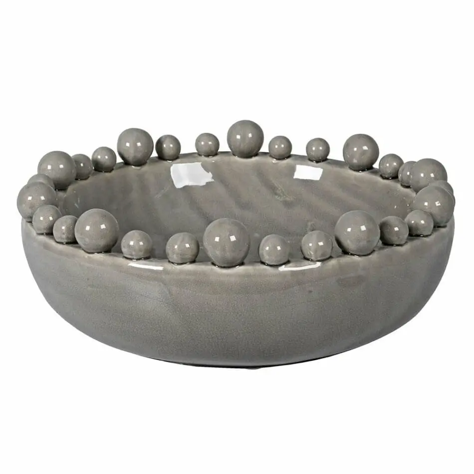 CH Grey Bobble Edged Bowl