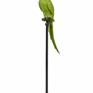 MG Green Parrot on stand