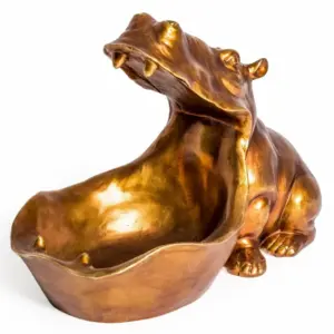MG Bronze Hippo Bowl
