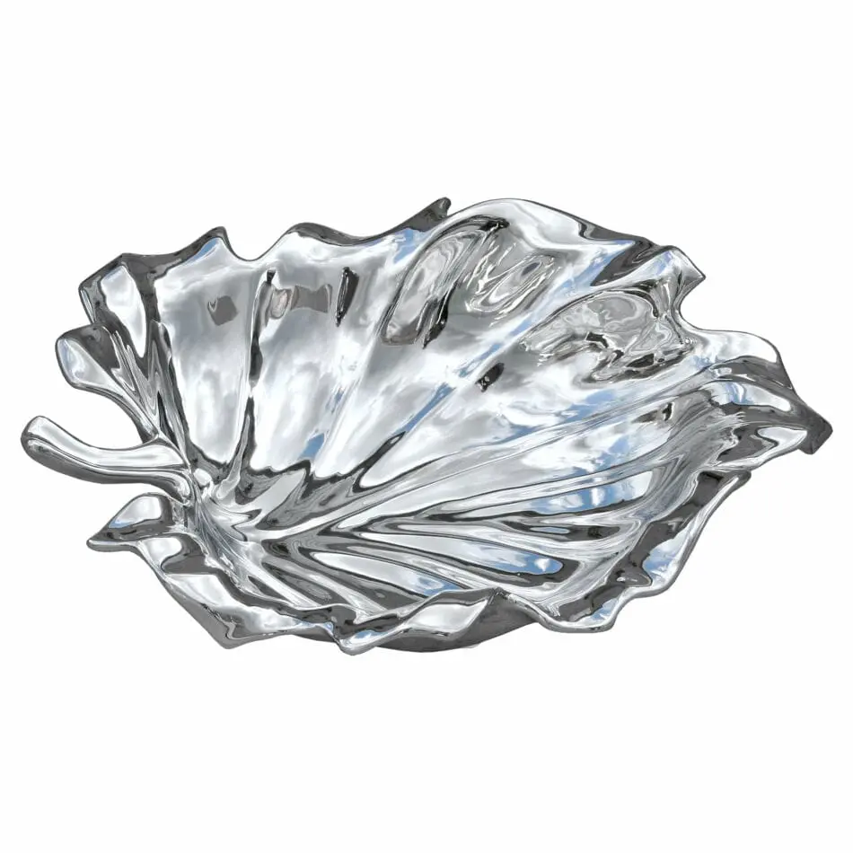 FG Silver Ceramic Bowl
