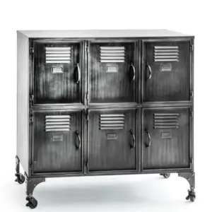MG 6 Door Industrial Cabinet on Wheels
