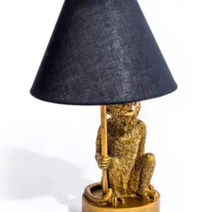 MG Antique Gold Flamingo Lamp
