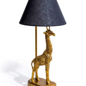 MG Antique Gold Giraffe Table Lamp