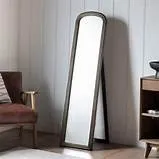 GD Brushed Brass Cheval Mirror