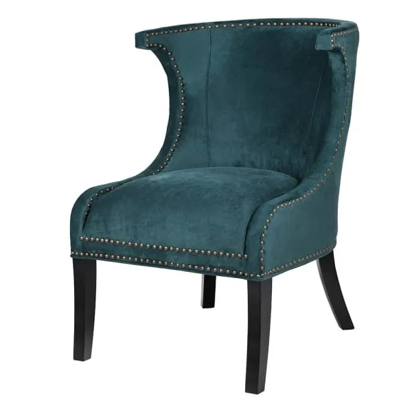 CH Teal Wingback Chair
