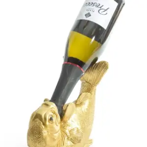 MG Fish Wine Bottle Holder - Gold