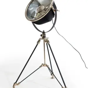 MG Black and Nickel Large Tripod Table Lamp