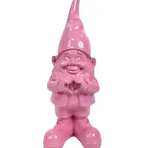 MG Heart Hands Bright Pink Gnome