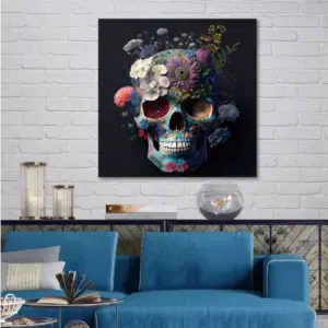 DU Skull Wall Art