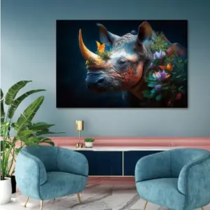 DU Rhino Wall Art
