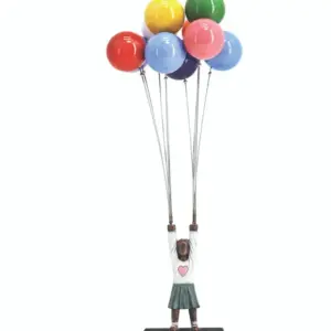AI David McGlynn - Girl with Balloons (Freedom)