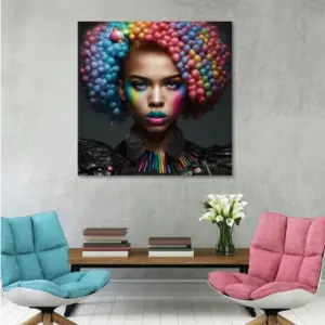 DU Lady Wall Art