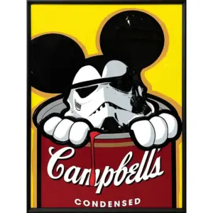 WW 'Pop Art Trooper' - Framed Artwork - 60cm x 80cm