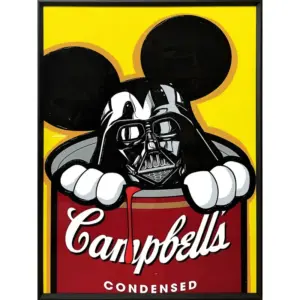 WW 'Pop Art Vader' - Framed Artwork - 60cm x 80cm