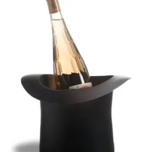 MG Matt Black Aluminium Top Hat Ice Bucket
