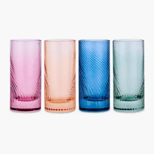 US Twist Coloured Shot Glasses – Set of 4