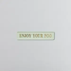 "Enjoy Your Poo" Green/Gold