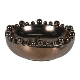 CH Bronze Bobble Edged Bowl
