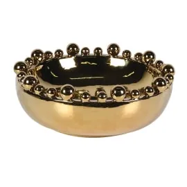 CH Gold Bobble Edged Bowl