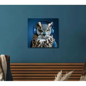 DU Glass Art 30cm - Owl