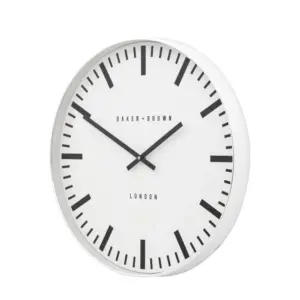 GD Wall Clock - Chrome Finish