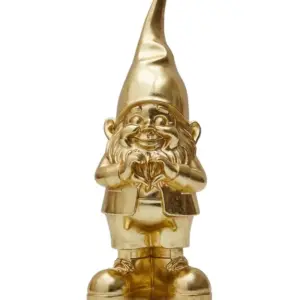 MG Heart Hands Gold Gnome