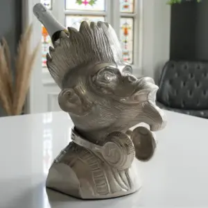 DU Aluminum Monkey Head Wine Holder