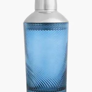 US Twist Glass Cocktail Shaker – Blue