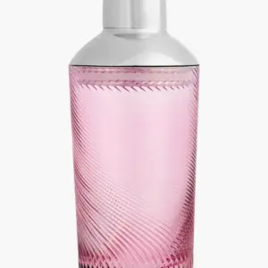 US Twist Glass Cocktail Shaker – Pink