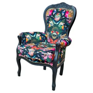 FG Myrtle & Mary Crested Armchair - Paradise Lost