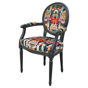 FG Myrtle & Mary Georgian Armchair - Paradise Lost Stripe
