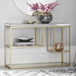 GD Mirrored Console Table - Ex-display