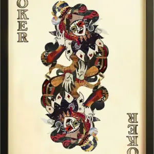 FG Joker Playing Card Collage