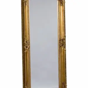 MG Antique Gold Tall Regal Mirror