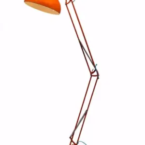 MG Orange Extra Large Classic Desk Style Floor Lamp