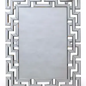 MG Large Rectangular "Grecian Key" Venetian Mirror