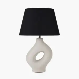 PL Ulla Monochrome Organic Ceramic Table Lamp