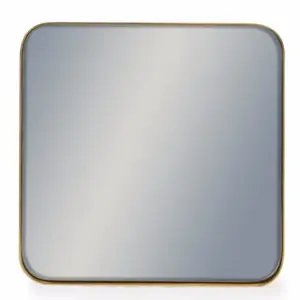MG Medium Square Gold Framed Arden Wall Mirror