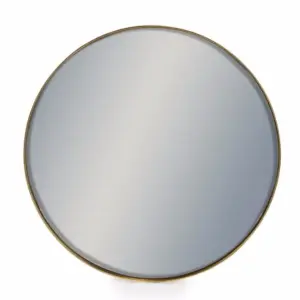 MG Medium Round Gold Framed Arden Wall Mirror