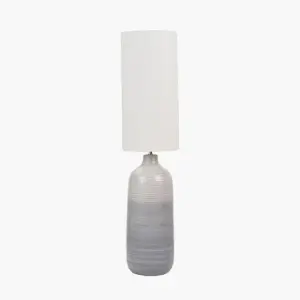 PL Venus Blue and Grey Ombre Ceramic Floor Lamp