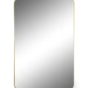 MG Large Rectangular Gold Framed Arden Wall Mirror