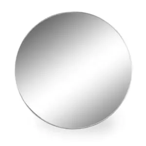 MG Large Round Silver Framed Arden Wall Mirror