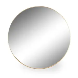 MG Extra Large Round Gold Framed Arden Wall Mirror