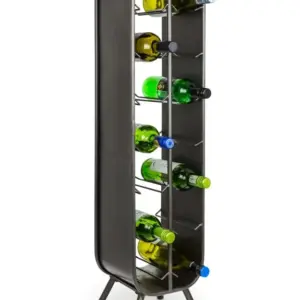 MG Camden Metal Industrial Large 14 Bottle Wine Rack