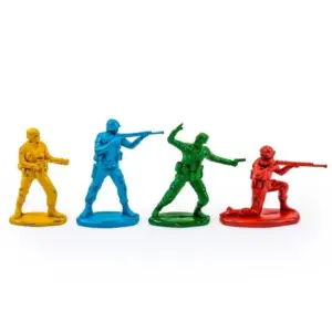 MG Set of 4 Classic Toy Soldier Coloured Figures