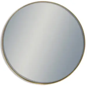MG Giant Round Gold Framed Arden Wall Mirror
